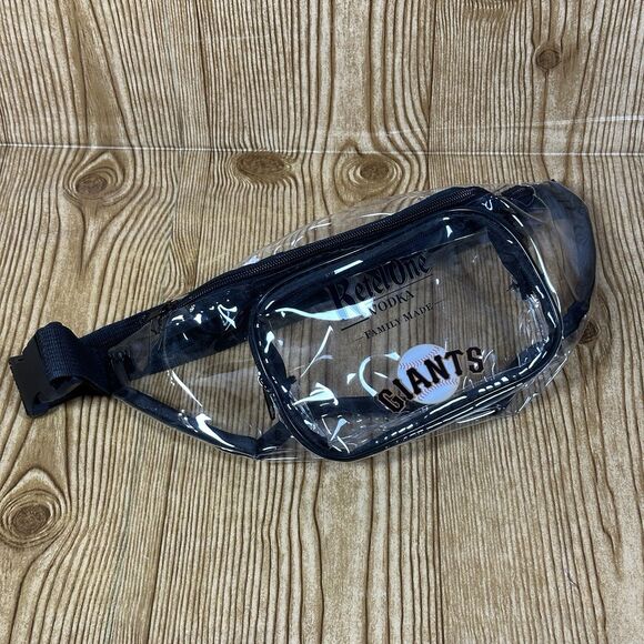 San Francisco Giants Clear Fanny‎ Pack Kettle One Vodka Collab Concert Bag - Picture 2 of 10